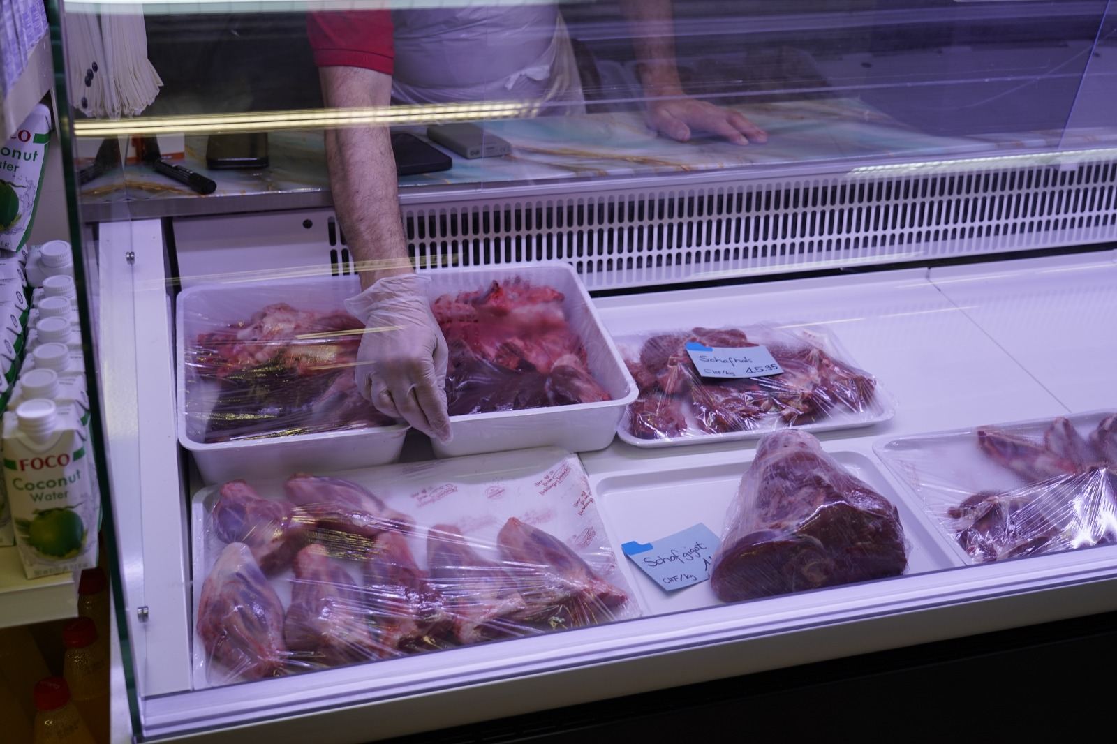 Halal-Fleischtheke