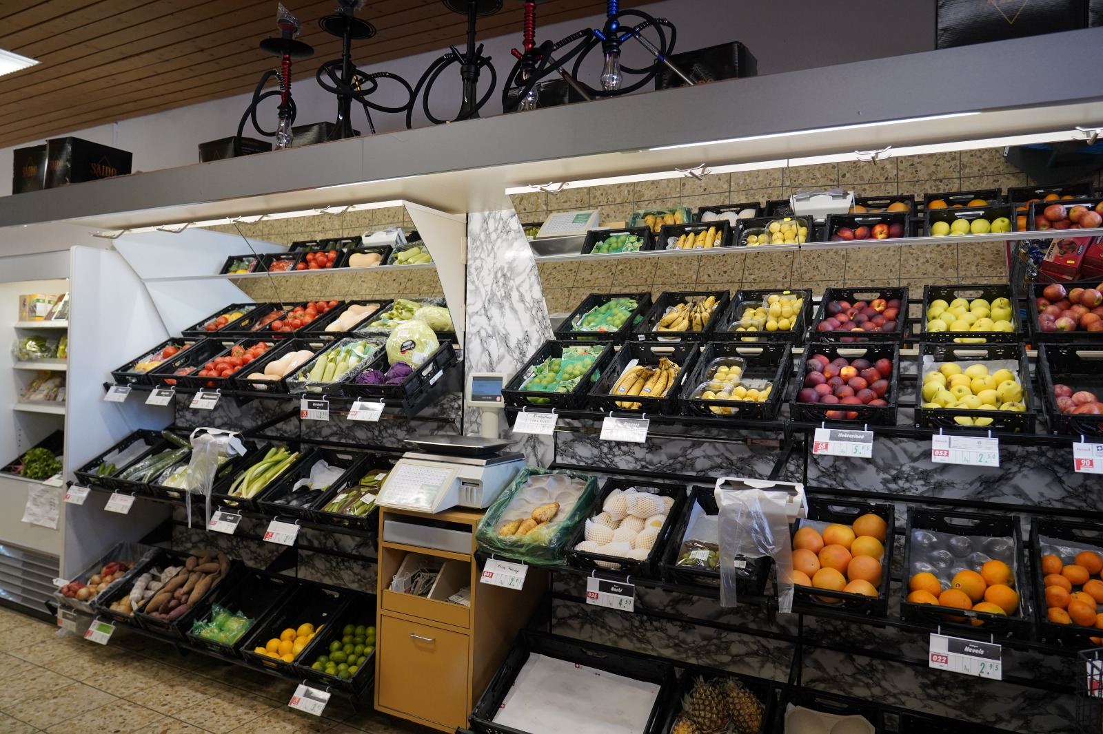 Obst- und Gemüseabteilung